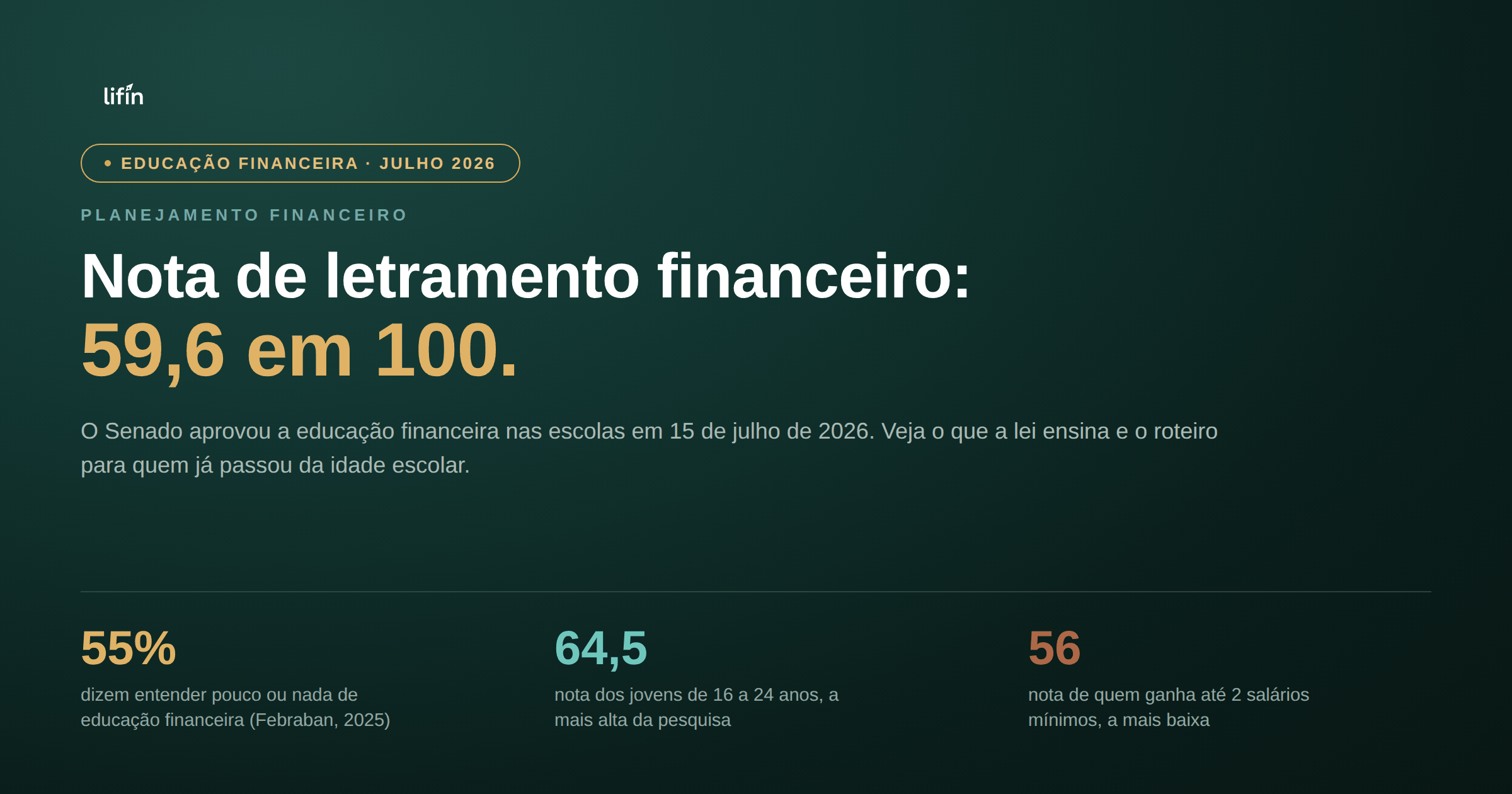 Educação financeira nas escolas: a lei que passou e o que fazer se você não teve essa aula