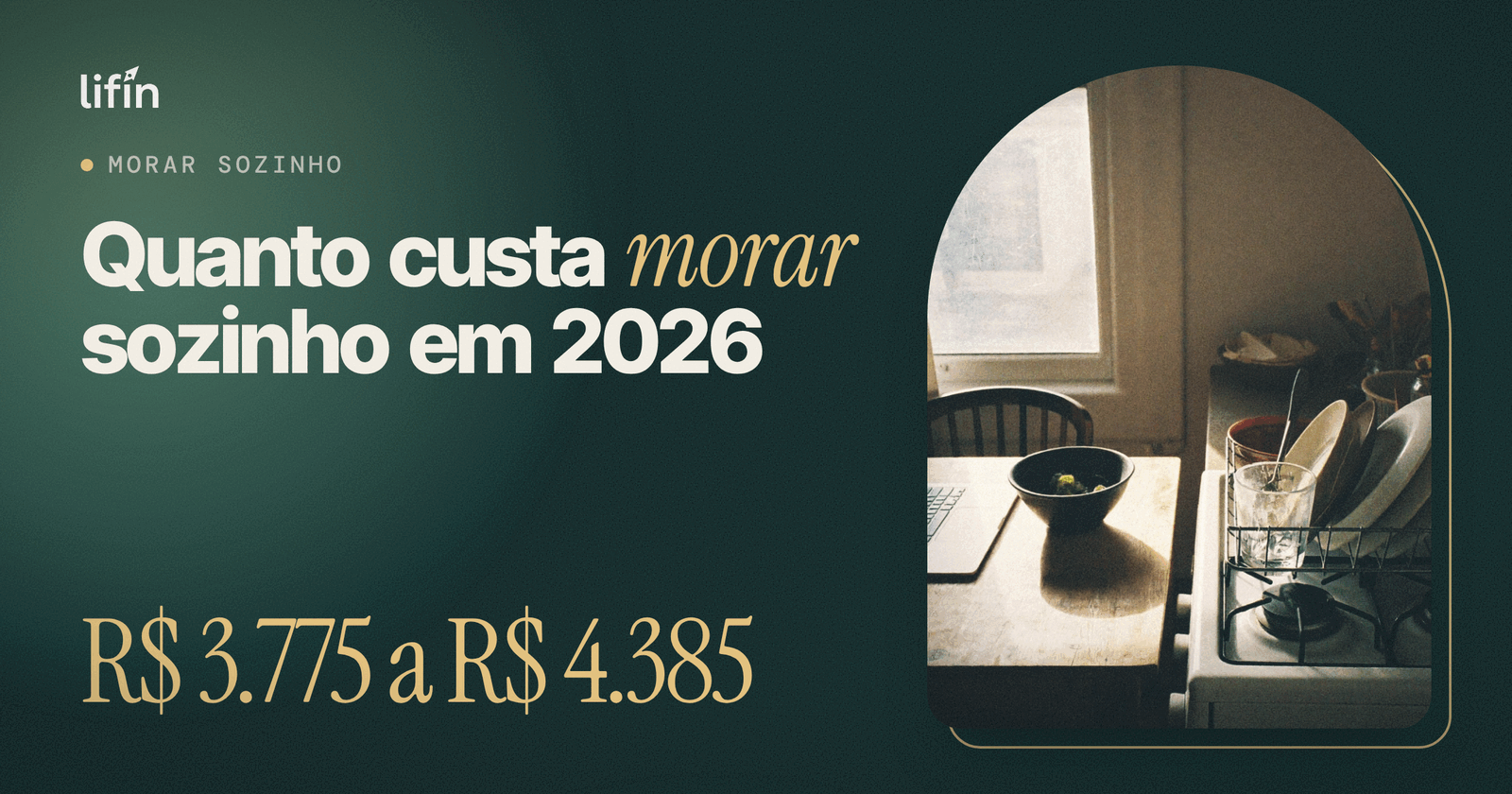Quanto custa morar sozinho em 2026: a conta do mês em São Paulo, BH e Recife